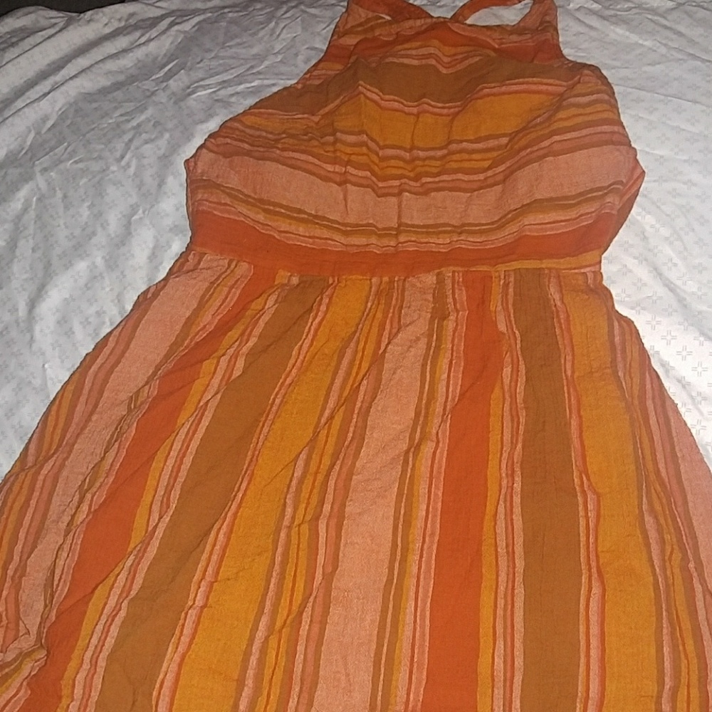 Girls roxy back cutout dress